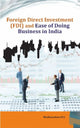 Book cover of: Foreign Direct Investment (FDI) and Ease of Doing Business in India. By: Madhusudana H.S.