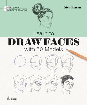 Learn To Draw Faces with 50 Models