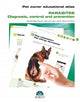 Book cover of: Pet Owner Educational Atlas. Parasites. Diagnosis, Control and Prevention
