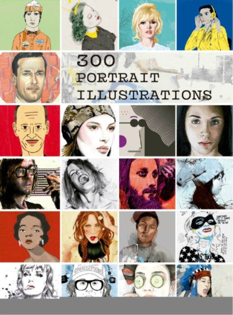 Book cover of: 300 Portrait Illustrations. By: Eva Minguet