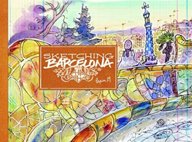Book cover of: Sketching Barcelona. By: Lapin