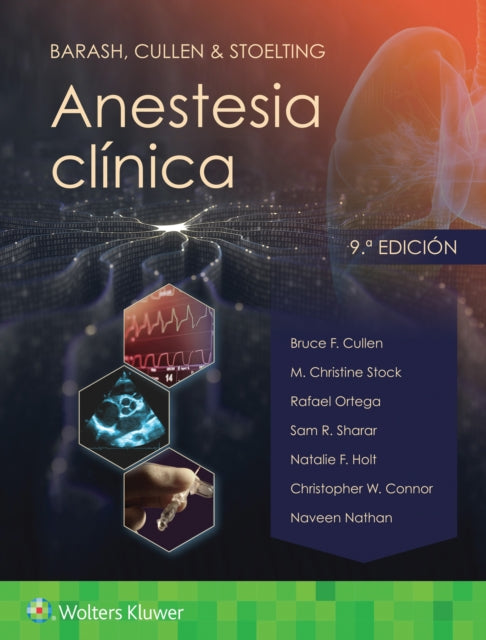 Book cover of: Barash, Cullen & Stoelting. Anestesia clinica. By: SHARAR