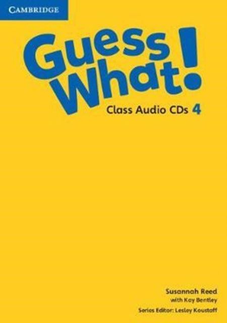 Book cover of: Guess What! Level 4 Class Audio CDs (2) Spanish Edition