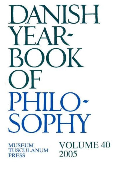 Book cover of: Danish Yearbook of Philosophy. By: Finn Collin