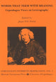 Book cover of: Words that Teem with Meaning. By: Jorgen E. Nielsen