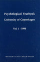 Book cover of: Psychological Yearbook, Volume 1. By: Engelsted