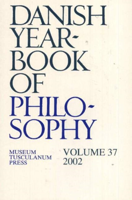 Book cover of: Danish Yearbook of Philosophy. By: Finn Collin
