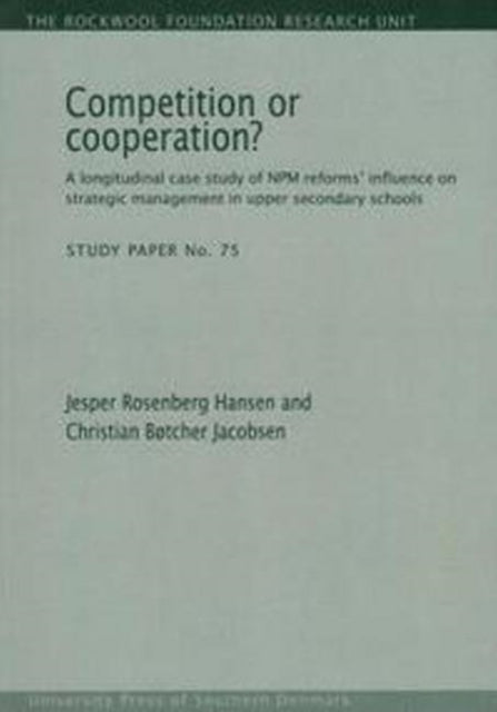 Book cover of: Competition or Cooperation?. By: Jesper Rosenberg Hansen