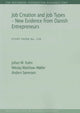 Book cover of: Job Creation & Job Types. By: Johan M. Kuhn
