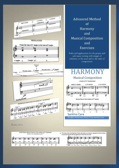 Book cover of: Advanced Method of Harmony and Musical Composition and Exercises