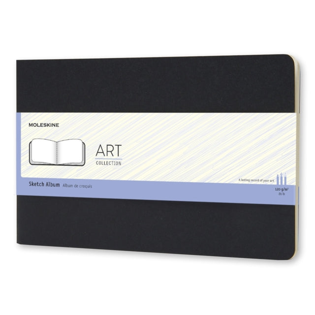 Book cover of: Moleskine Large Art Plus Cahier Sketch Album Black. By: Moleskine