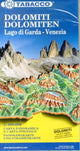 Book cover of: Dolomites / Lake Garda / Venice road map & panoramic map