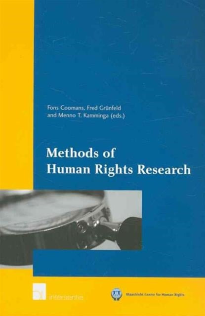 Book cover of: Methods of Human Rights Research. By: Fons Coomans