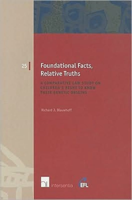 Book cover of: Foundational Facts, Relative Truths. By: Richard J. Blauwhoff