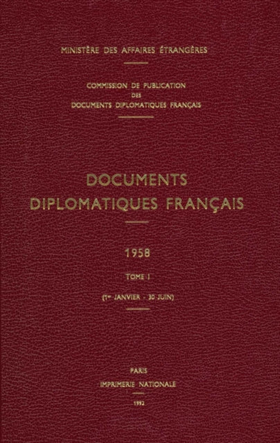 Book cover of: Documents Diplomatiques Francais