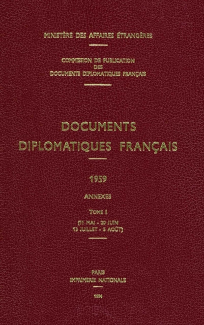 Book cover of: Documents Diplomatiques Francais