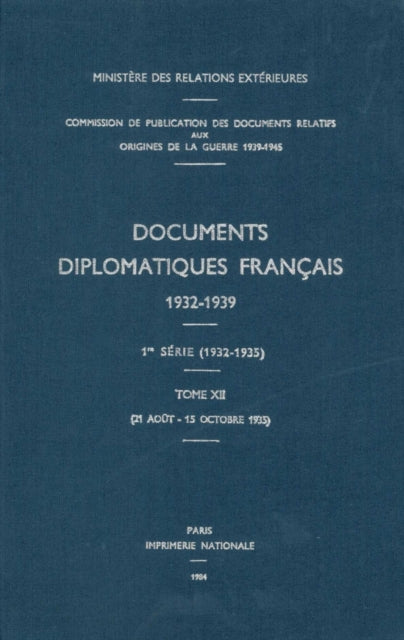 Book cover of: Documents Diplomatiques Francais