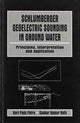 Book cover of: Schlumberger Geolectric Sounding in Ground Water. By: Sankar Kum Nath