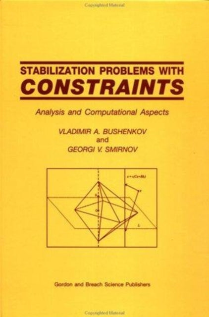 Book cover of: Stabilization Problems with Constraints. By: Vladimir A Bushenkov