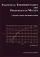 Book cover of: Statistical Thermodynamics and Properties of Matter. By: L. Couture