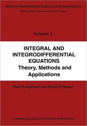 Integral and Integrodifferential Equations