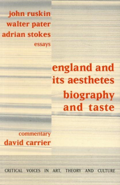 Book cover of: England and its Aesthetes