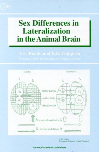 Book cover of: Sex Differences in Lateralization in the Animal Brain. By: V. L. Bianki