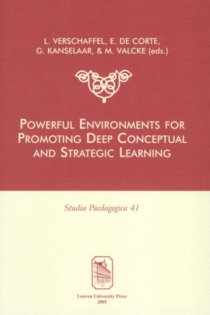 Book cover of: Powerful Environments for Promoting Deep Conceptual and Strategic Learning