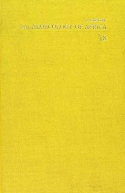 Palaeoecology of Africa, volume 18