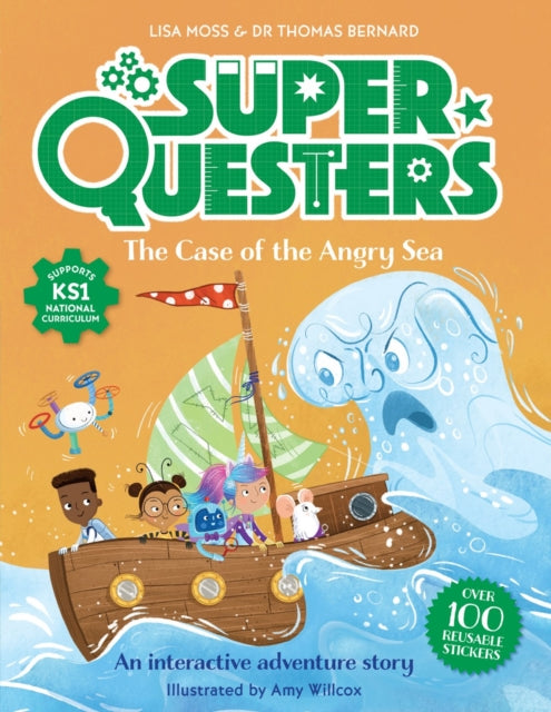 Book cover of: SuperQuesters: The Case of the Angry Sea