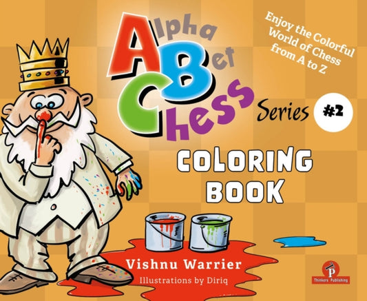 Book cover of: ABChess - Volume 2 - Coloring Book. By: Vishnu Warrier