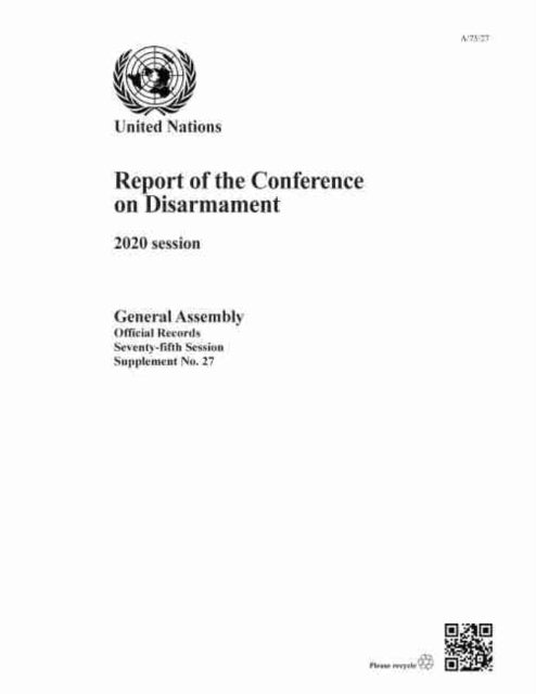 Book cover of: Report of the Conference on Disarmament. By: United Nations