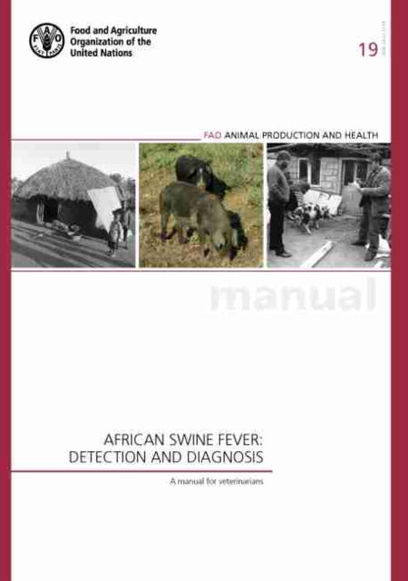 Book cover of: African swine fever. By: D. Beltrán-Alcrudo