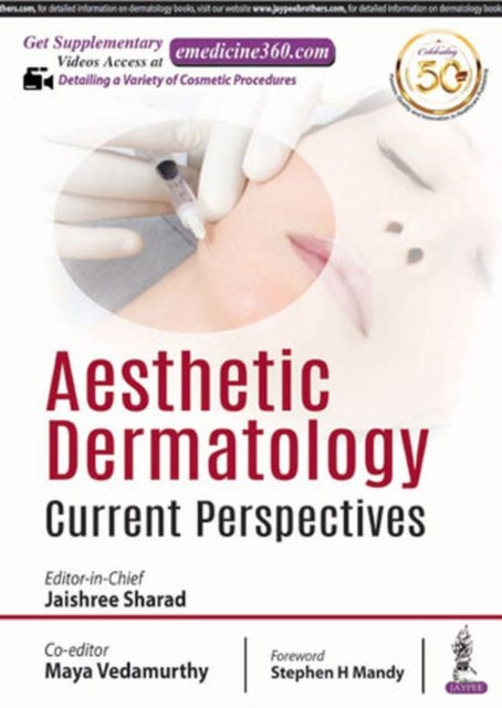 Book cover of: Aesthetic Dermatology. By: Jaishree Sharad