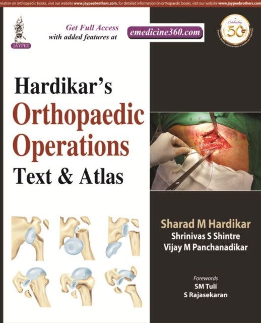 Book cover of: Hardikar's Orthopedic Operations. By: S. M. Hardikar