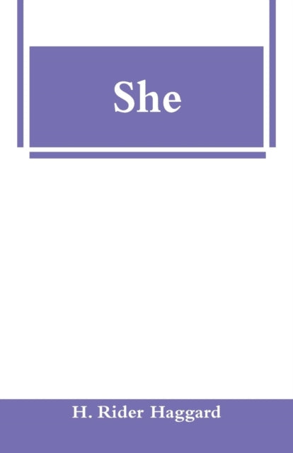 Book cover of: She