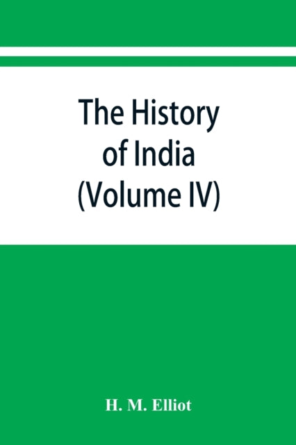 Book cover of: history of India