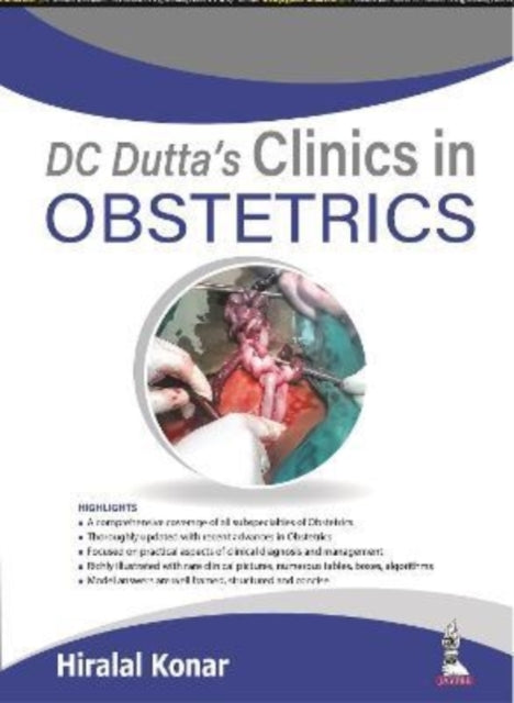 Book cover of: DC Dutta's Clinics in Obstetrics. By: Hiralal Konar