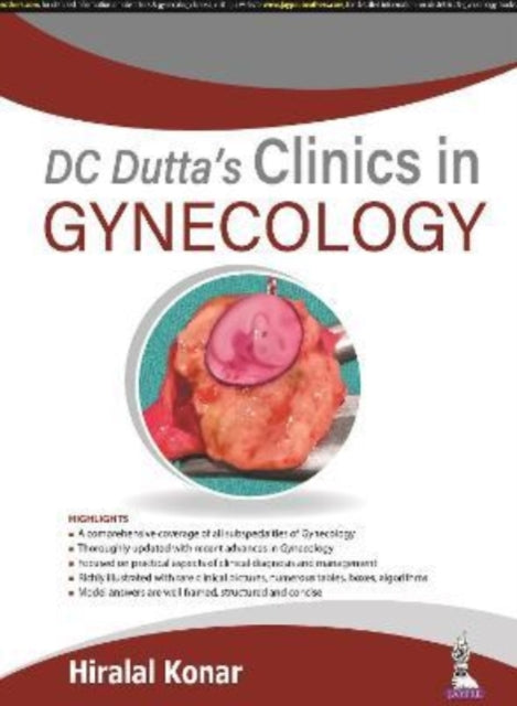 Book cover of: DC Dutta's Clinics in Gynecology. By: Hiralal Konar