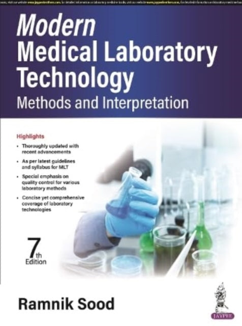 Book cover of: Modern Medical Laboratory Technology. By: Ramnik Sood