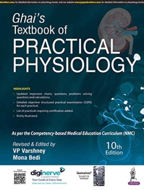Book cover of: Ghai's Textbook of Practical Physiology. By: V. P. Varshney