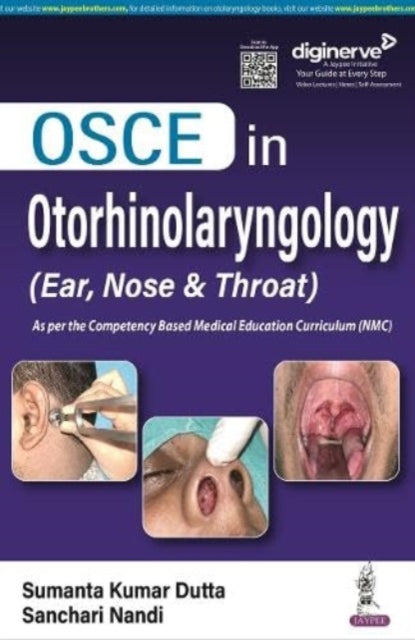Book cover of: OSCE in Otorhinolaryngology. By: Sumanta Kumar Dutta