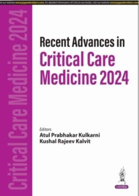 Book cover of: Recent Advances in Critical Care Medicine 2024