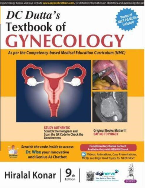 Book cover of: DC Dutta's Textbook of Gynecology. By: Hiralal Konar