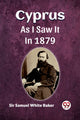 Book cover of: Cyprus As I Saw It In 1879