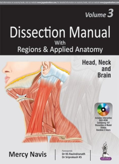 Book cover of: Dissection Manual with Regions & Applied Anatomy. By: Mercy Navis