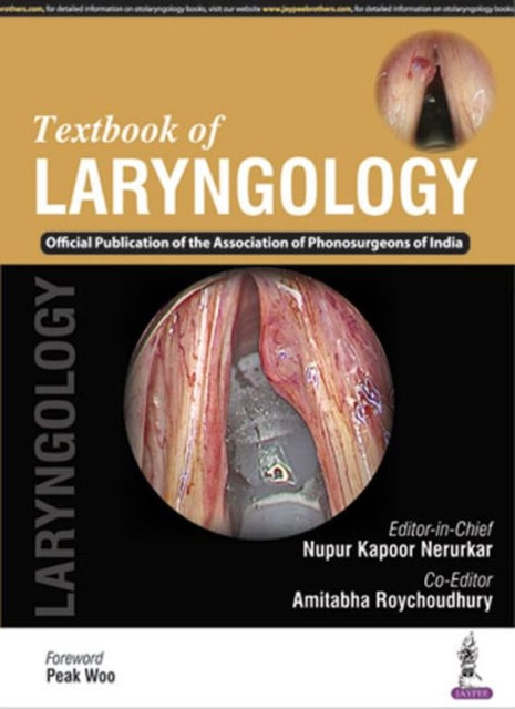 Book cover of: Textbook of Laryngology. By: Nupur Kapoor Nerurkar