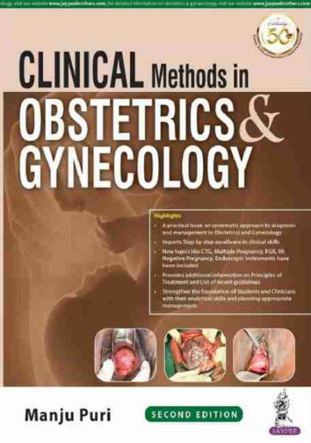 Book cover of: Clinical Methods in Obstetrics & Gynecology. By: Manju Puri