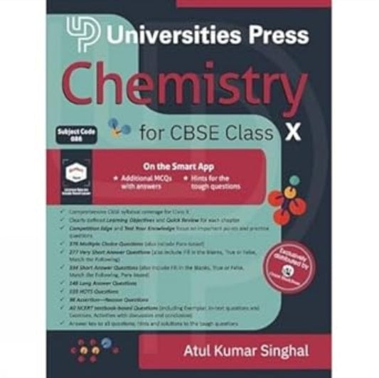 Book cover of: Chemistry for CBSE Class X