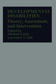 Book cover of: Developmental Disabilities. By: Michael Lewis